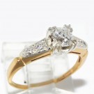 Klassisk 0,61 ct diamant ring